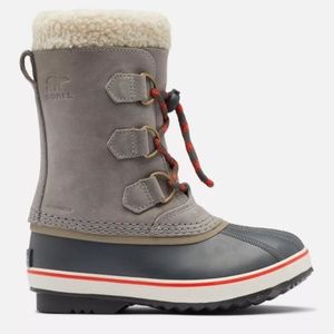 Sorel Kids Gray and Black Snow Boots